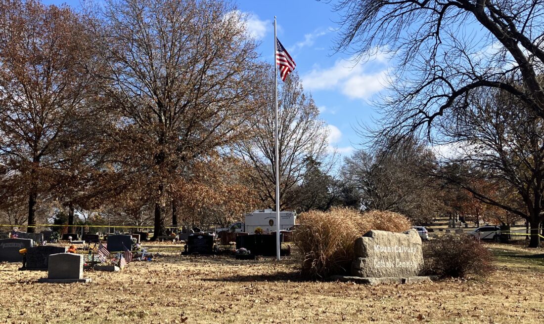 Lawrence police investigating 2 shooting deaths at Oak Hill Cemetery as